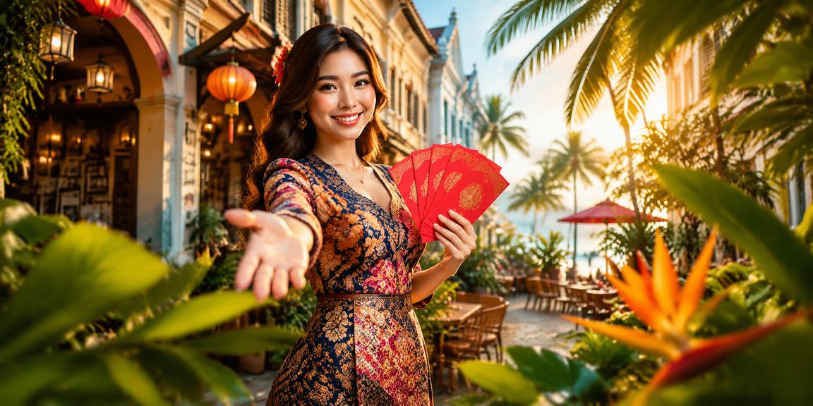 Pemain di Ipoh menikmati slot dengan bonus sampul merah bermotif batik kakijudi